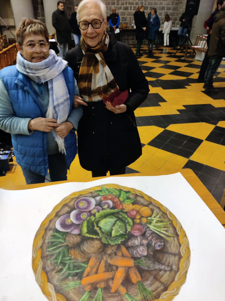 Atelier décors pour la comédie musical sur Saint Géraud par Cantal Comédie