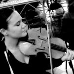 violoniste de cantal comédie en pleine répétition